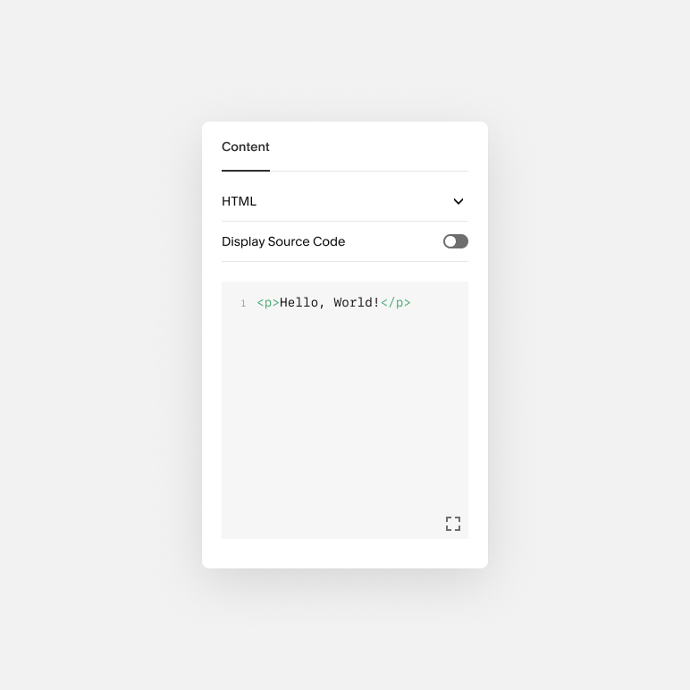 Code Block