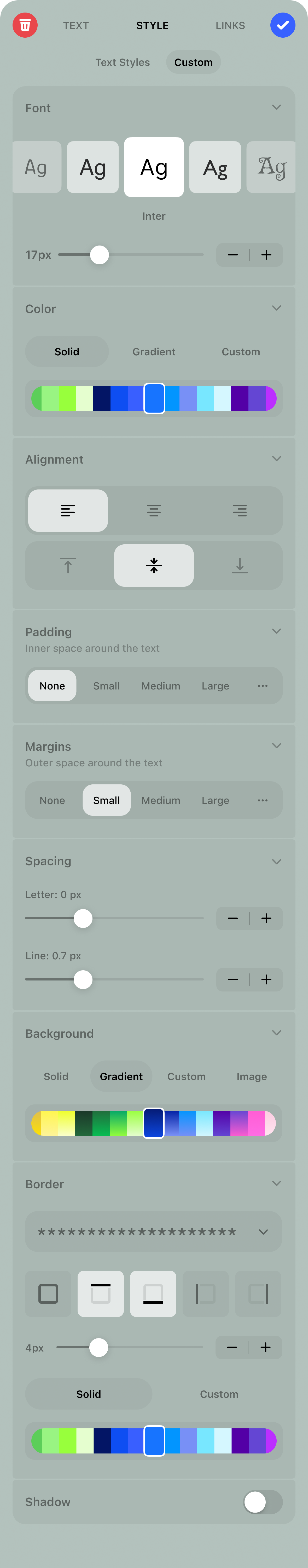 iOS Text — Expanded